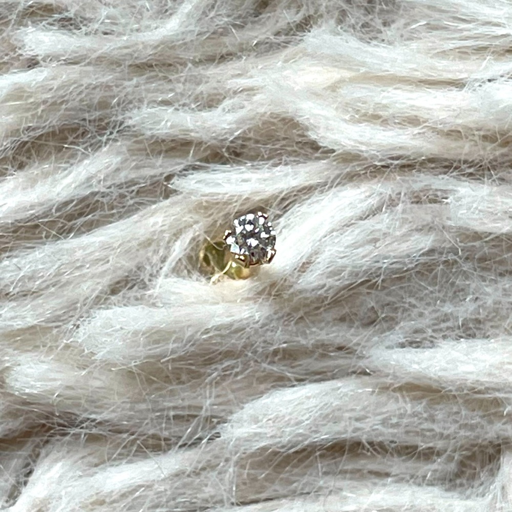 Adina’s Tiny Diamond Threader Stud